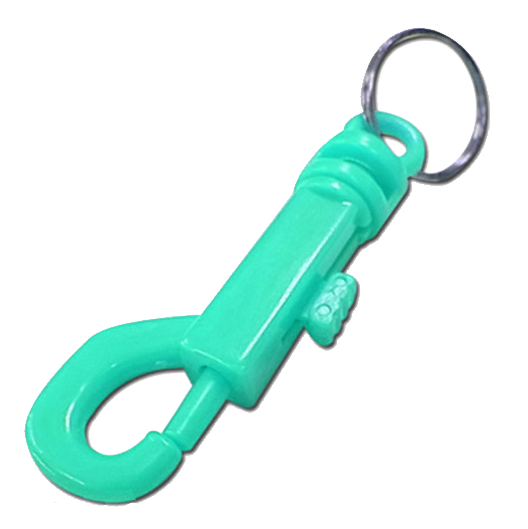 K02 Plastic Plastic Snap Hook, Keychain Key Tag 